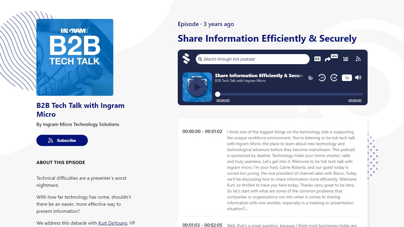 Share Information Efficiently & Securely